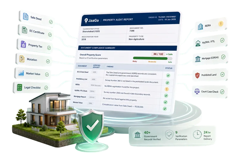JaaGa Property Audit Report sample