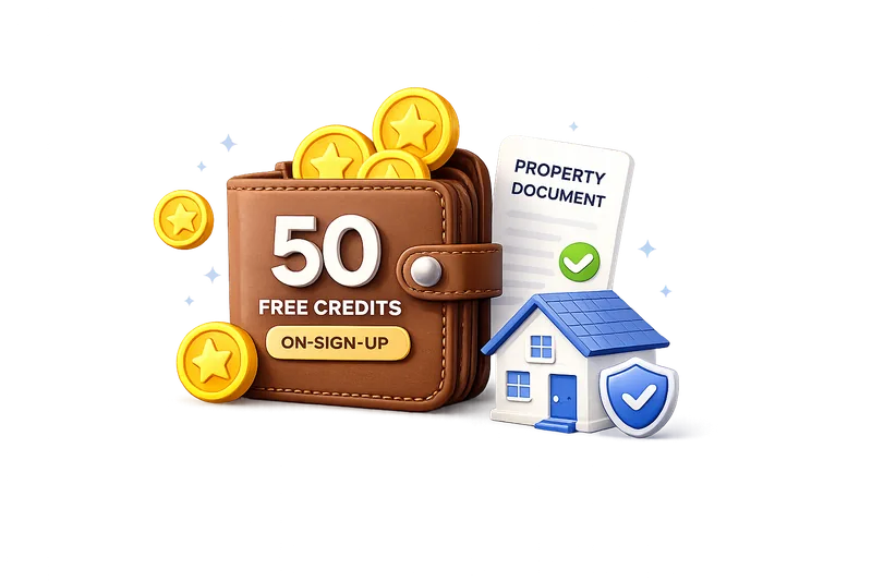 Free property documents on sign-up